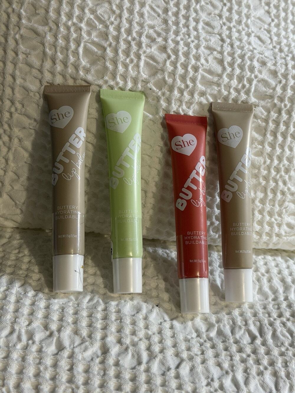 S.he Makeup Lip Butter Balm Set Of 4